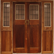 Reception Home doors, 1921